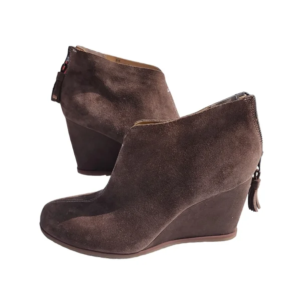 Kork Ease Shoes Korks Brown Wedge Boots 95 Poshmark